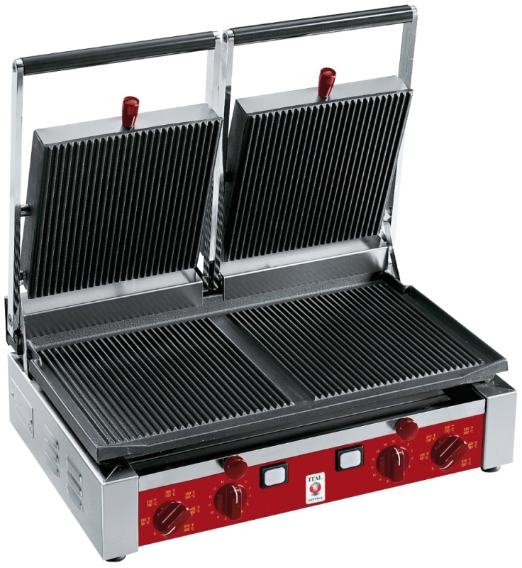 ITAL CONTACT GRILL DOUBLE FLAT