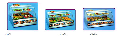 CHEF HOT RANGE COUNTER DISPLAY