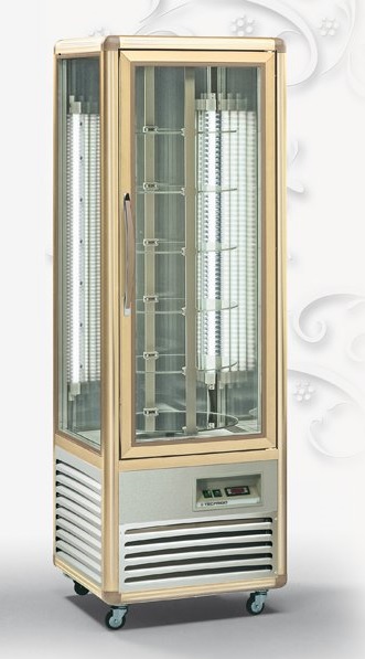 TECFRIGO ROTATING PATISSERIE DISPLAY CHILLED SHELVES