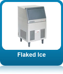 Flaked ice