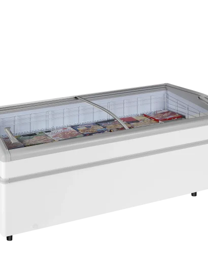High Vision Supermarket Freezer/SUPER 220DE White